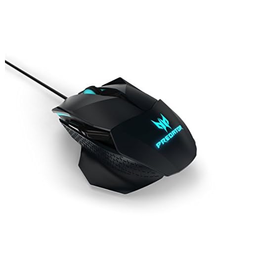 Acer Predator Cestus 500 - Ratón de Gaming con 7200 dpi, Negro