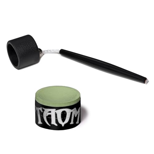 Craie Taom V10 verte pour queue de billard et porte-craie de précision