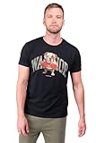 Ce t-shirt Wells noir vous donnera un look casual avec son imprimé fantaisie. Pour le détail, un écusson Le Temps des Cerises sur la manche gauche.
