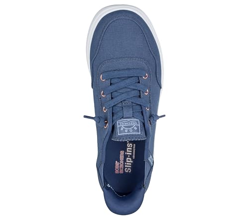 Skechers Skechers Women's Hands Free Slip-Ins Skip Cute - B Cute Sweet Sneaker, Navy, 6
