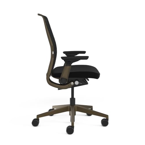 Image of Steelcase Think Ergonomic Office Chair | Adjustable Lumbar Support, 4D Arms, LiveBack System | Weight-Activated Recline | 12-Year Warranty