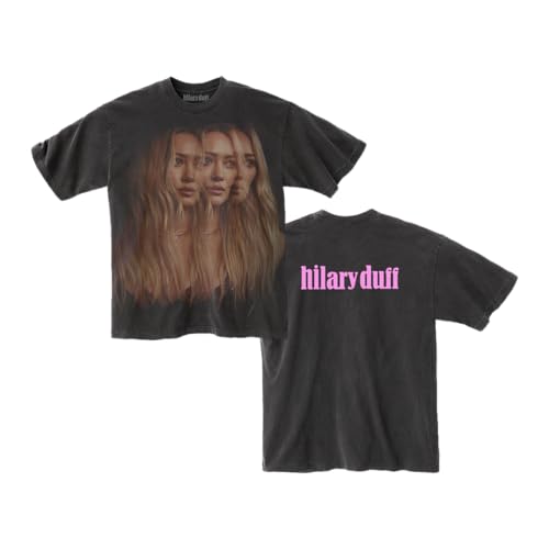 Hilary Duff Official Mature Photo T-Shirt Black