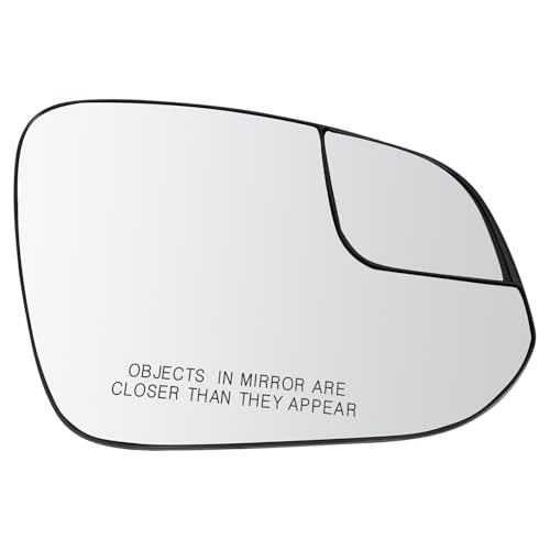 Passenger Side Mirror Glass Convex with Backing Plate For Factory Equipped Mirrors Compatible with 16-18 Toyota RAV4 Japan Built Models 1st VIN Digit J 16-18 RAV4 US Built Models 1st VIN Digit 1