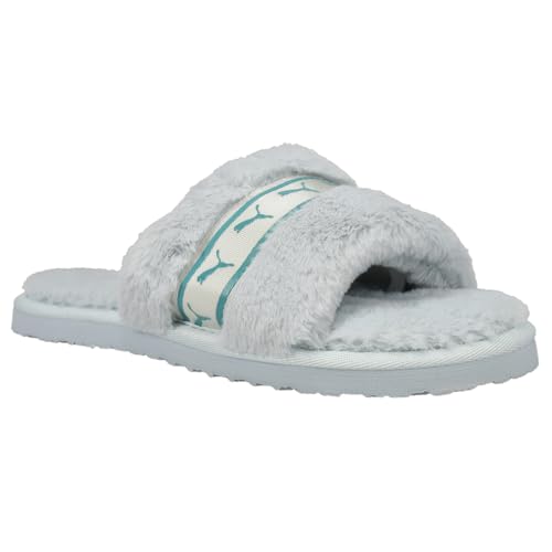 PUMA PUMA Womens Fluff Remix Slide Casual Sandals Casual - Green - Size 6 M