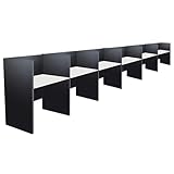 CALL CENTER. Módulo de trabajo call center con 6 puestos en línea. Fabricados en madera, se trata de un espacio de trabajo seguro y ergonómico.