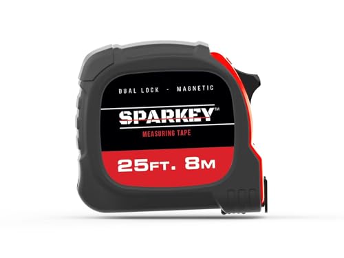 Cinta Métrica Retráctil 25ft/8M con Gancho Magnético Sparkey miniatura 7