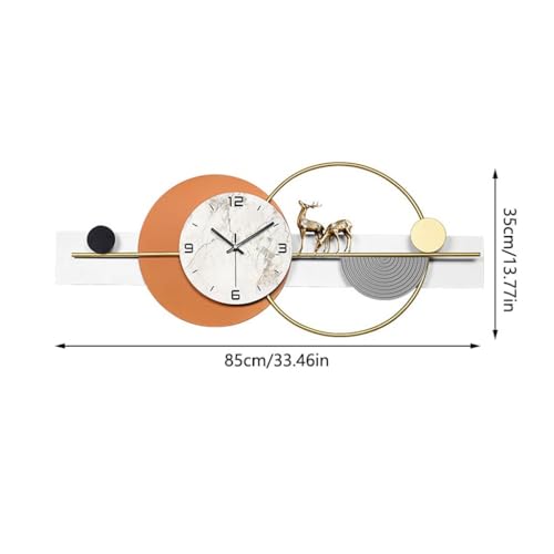 Horloge murale créative pour mur de salon et table à manger