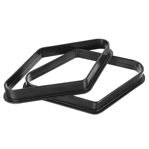 OSOLADY Billiard Triangle Rack 9 Diamond Pool Table Accessory 2pcs Billiards Storage Rack Snooker Fixing Rack Stable Decorative