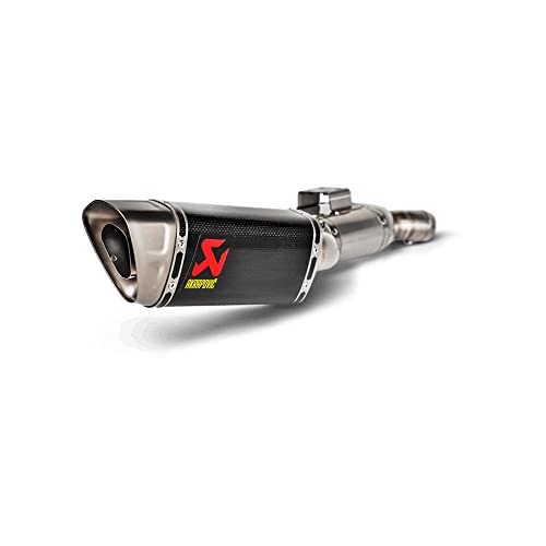 Akrapovic Slip-On Exhaust (Carbon Fiber/Titanium End Cap) Compatible with 2020 BMW F900R
