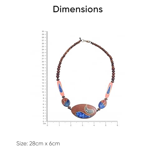 Image of AAKRITI ART CREATIONS Boho Tribal Handcrafted Ethnic Necklace Collection | Mandala, Dreamcatcher, Sunburst & Moonstone Designs | Artisan Collar, Lariat & Pendant Statement Jewelry for Women