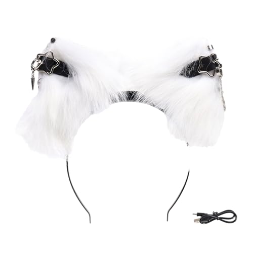 Oreille en peluche mobile rechargeable pour déguisement cosplay et accessoire fête