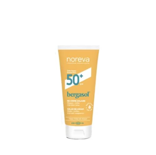 Bergasol crème teintée claire SPF50+ Noreva solution solaire anti-imperfection visage 40ml