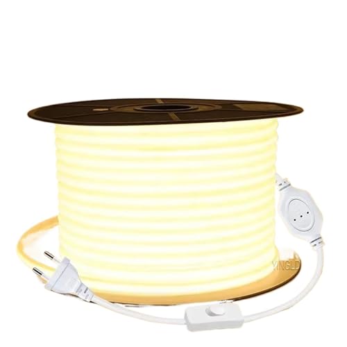 Tira de LED 220V Blanco cálido 100M impermeable miniatura 1