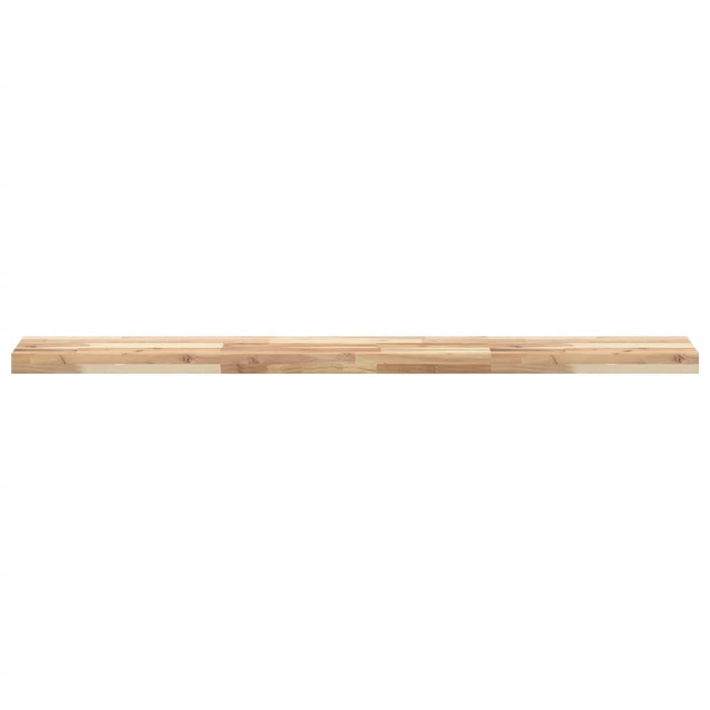 Gecheer Mensole da Parete 3 pz 160x20x4 cm Legno Acacia Non Trattato,Mensola da Parete,Pensile Bagno,Mensola Galleggiante,Salvaspazio per Camera da Letto,Soggiorno,Mensole sospese,P3279441