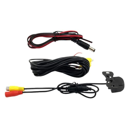 Parking Camera 720p Black ABS Vehicle Backup Cam with Guidelines