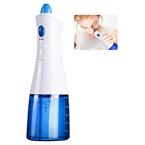 ZTGHS Electric Neti Pot Nasal Wash Sinus Rinse Kit Portable Nasal Cleaner Nasal Irrigation 300Ml Nasal Wash System with Two Spouts for Adults And Children Cover