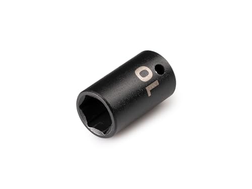 Image of TEKTON 1 /4 Inch Drive x 10 mm Shallow 6-Point Impact Socket | SID02110