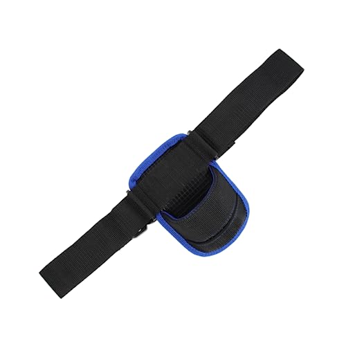 BESPORTBLE cinturón de pesca equipo Abrazadera pluma caña de pescar asiento de cinturon cinturón lumbar belt funda para caña de pescar cinturón de vadeo de polivinilo Black