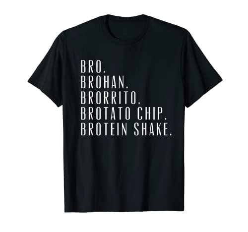 Bro Broseph Broham Tshirt divertente allenamento palestra sollevamento pesi Maglietta