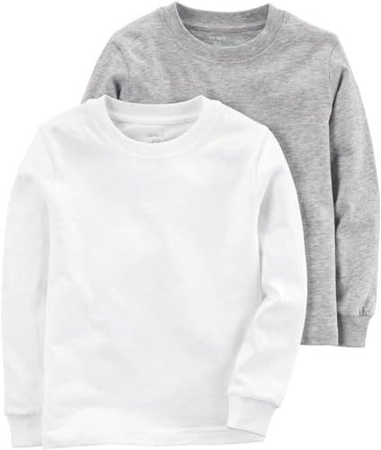Carter's Little Boys' Long Sleeve 2-Pack Cotton Undershirts