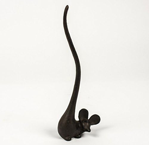 Cast Iron Mouse Paper Towel/Toilet Paper Holder by Kalalou