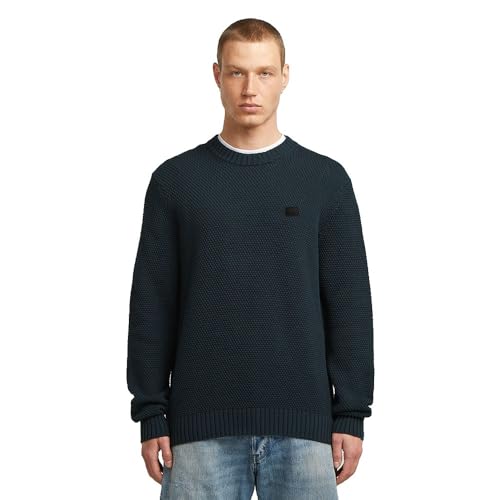 Pull-over G-Star Honey Comb Structure R Knit homme en maille haut de gamme