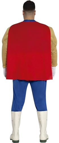 Fiestas Guirca Beerman Kostüm für Herren – Lustiger Biermann Overall mit Umhang & Dosenhaltern, Größe L 🍻🎉 – Bild 3