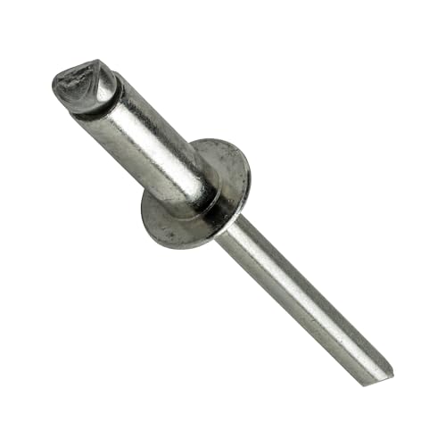 Stainless Steel Pop Rivets 1/4" x 3/8" Dome Head Blind 8-6 Qty 500 Industrial Grade Hardware Fasteners DIY Home Repair Construction Use
