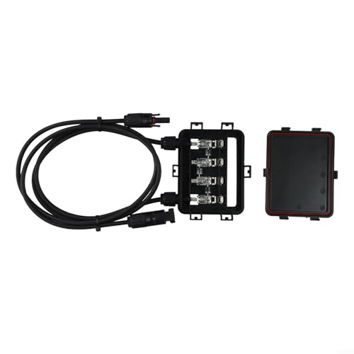 Caja de conector de empalme solar fotovoltaica de doble cara impermeable 180-300 W DC 1000 V...