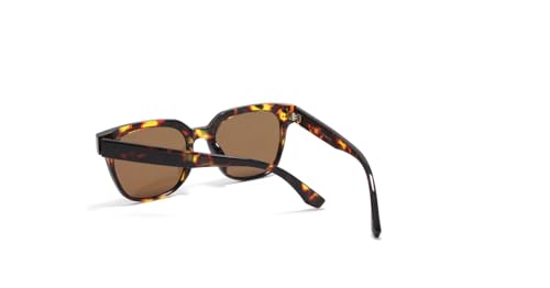 Óculos De Sol Feminino Gatinho Grande Com Lentes Polarizadas Lb-05 (Marrom-Tartaruga)