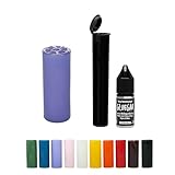 Rollers- Vortex- Solid Colors - Glass Tips - 12mm Size (RYO Glass Tips) (Purple-12mm)