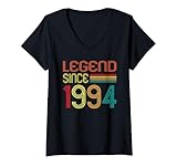 Photo Gallery donna legend since 1994 31 years old retro vintage 31st birthday maglietta con collo a v Photo Gallery donna legend since 1994 31 years old retro vintage 31st birthday maglietta con collo a v