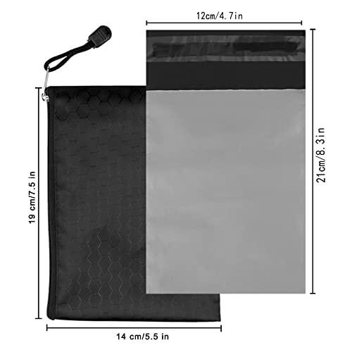 Image of Sanitary Napkin Disposal Bags Pack of 200,Sanitary Disposal Bags Gray Opaque Bags 5x8 inches Feminine Personal Disposal Bags For Tampons,Sanitary Pads,Sanitary Liners(with 2pcs Storage Bag)