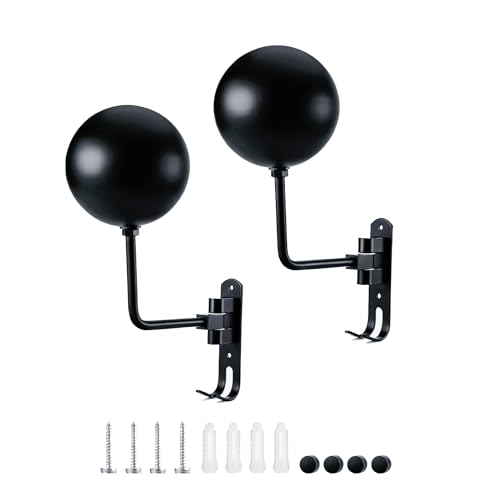 ITEQ Motorcycle Helmet Holder 180 Rotating Metal Helmet Hanger Motorcycle Helmet Display Stand Helmet Rack with Double Hooks for Bike Coats Caps Sportswear Hats & Motorcycle Gear (2 Pack)