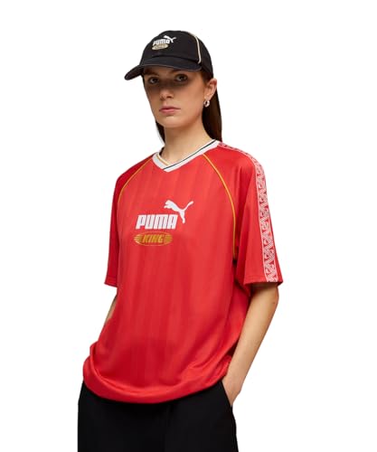 Maillot de football PUMA King unisexe en noir pour le sport
