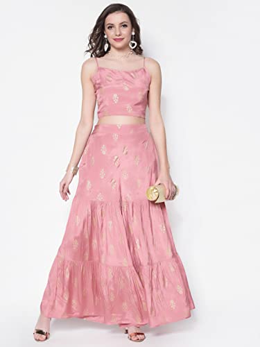 Image of SERA Women's Silk Fit and Flare Full Length Casual Dress
