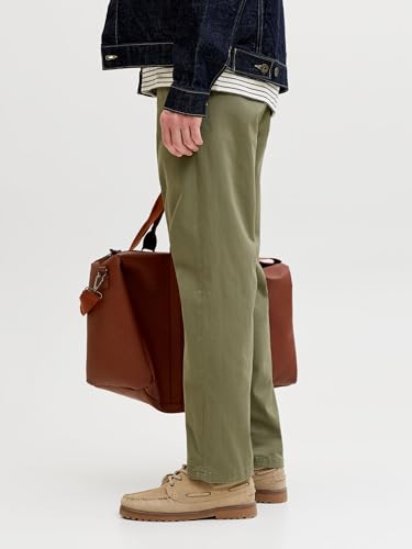 Pantalon Relaxed Fit à taille souple et jambes amples - 7