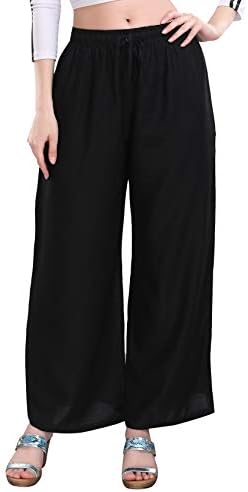 TRASA Women's and Girls Cotton Reyon Regular Fit Palazzo Pants - Available Size - L, XL, 2XL, 3XL