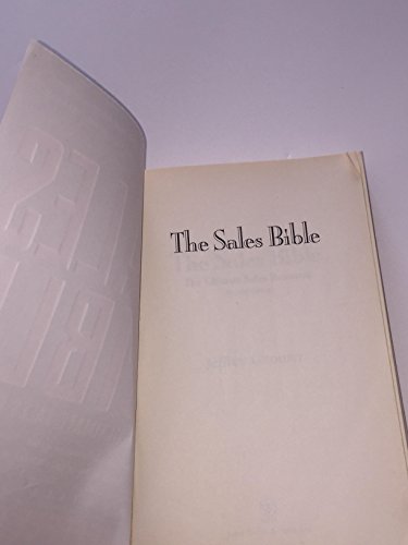 The Sales Bible: The Ultimate Sales Resource, Revised Edition