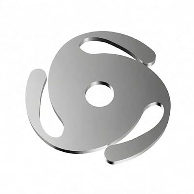 Wsymxuo Disc Weight 45-Rotation per Minute Adapter Stable Playback 45 Disc Adapter Reduced Vibration Sound Accessory, Silver
