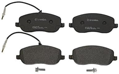 Brembo P 23 090 Bremsbelagsatz, Scheibenbremse - (4-teilig) | Kompatibel mit: CITROËN C8, JUMPY I, JUMPY I Kasten, JUMPY I Pritsche/Fahrgestell, FIAT SCUDO Bus, SCUDO Kasten