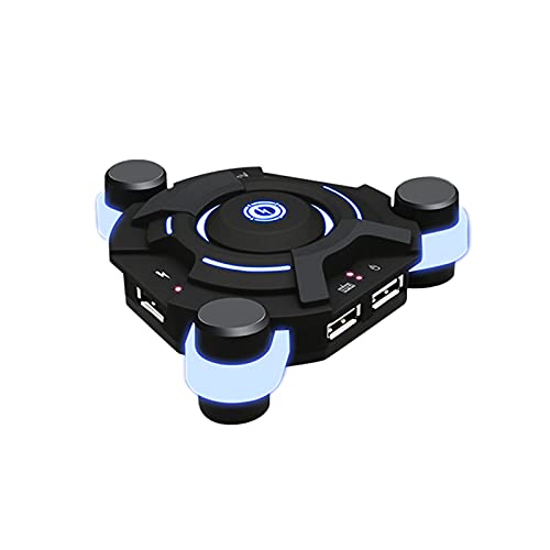Tomshin Adaptador conversor de teclado e mouse K2 USB para controlador de jogo móvel PUBG BT compatí