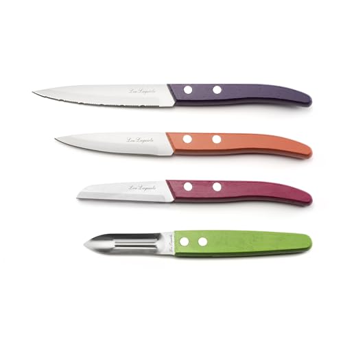 Set cuchillos cocina 4 piezas acero inox miniatura 2