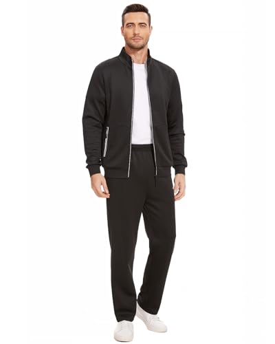 Men's Tracksuits Sweatsuits for Men Track Suits 2 Piece Set Casual Running Jogging Warm Up Full Zip Sweat Suits2