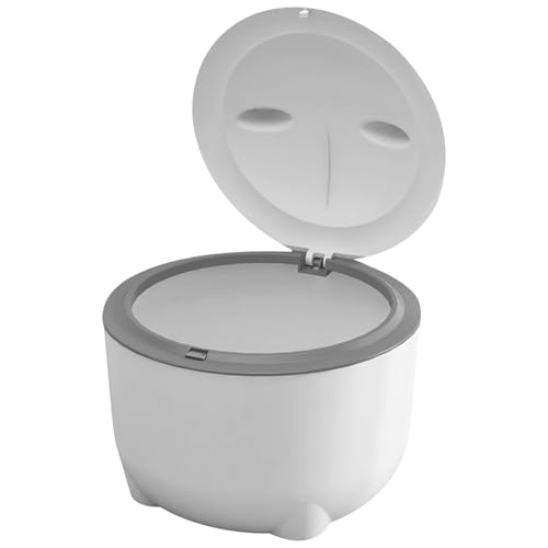 AOpghY Poubelle à litière pour Chat, Poubelle Anti-odeurs pour crottes de Chat avec Couvercle à Pression, bac à litière Amovible en Plastique pour Chat,...