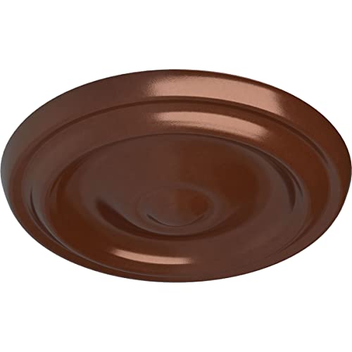 Image of 9 5 /8 inchOD x 1 1 /8 inchP Maria Ceiling Medallion (Fits Canopies up to 1 3 /4 inch), Copper Penny