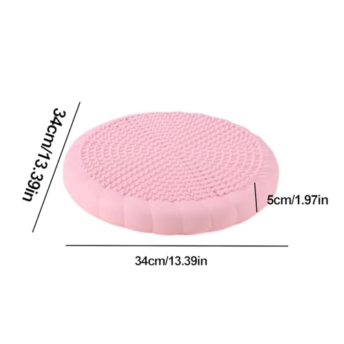 Disque de stabilité gonflable avec pompe coussin d'exercice double face - 5
