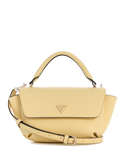 Sac à main GUESS Gilda jaune clair avec bandoulière amovible