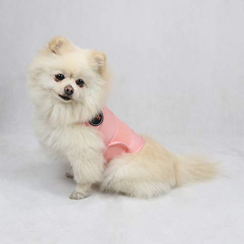 Image of MCHY Dog Anxiety Vest, Anxiety Relief for Dogs, Dog Calming Coat (Pink S)