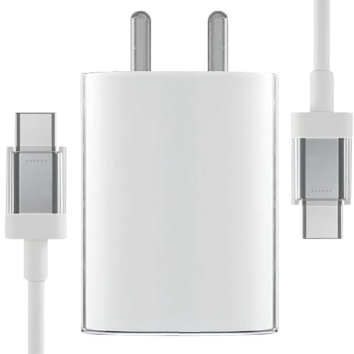 Image of Original 45W PD 3.0 Fast Charger with Type C to C Cable Compatible for Nothing Phone (1), Nothing Phone (2) (2024W0540)